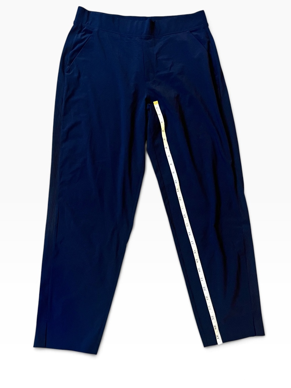 Athleta Brooklyn dress pants Women's Navy High-Waist Tailored Pants - Picture 9 of 10